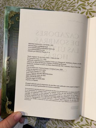 La cadena de oro: Cazadores de sombras. Las últ...