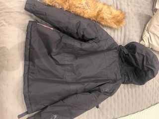 Abrigo Geographical Norway unisex, negro, talla 12