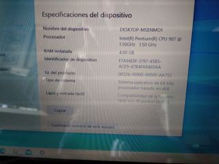 Portátil Asus F202E, pantalla táctil,sin disco