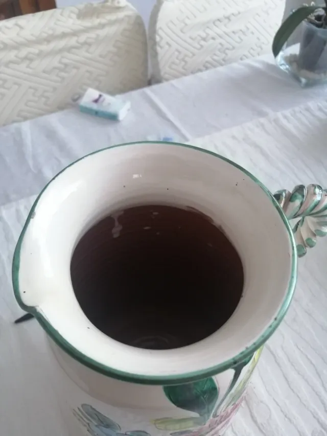 Brocca, 3,2 kg, ceramica Deruta Umbria anni '60