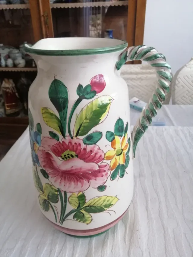 Brocca, 3,2 kg, ceramica Deruta Umbria anni '60