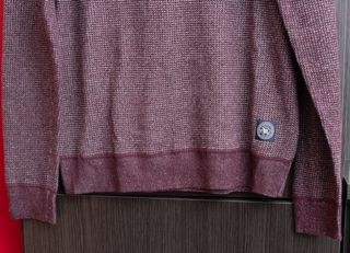 NUEVO Jersey granate punto Angelo Litrico Talla L