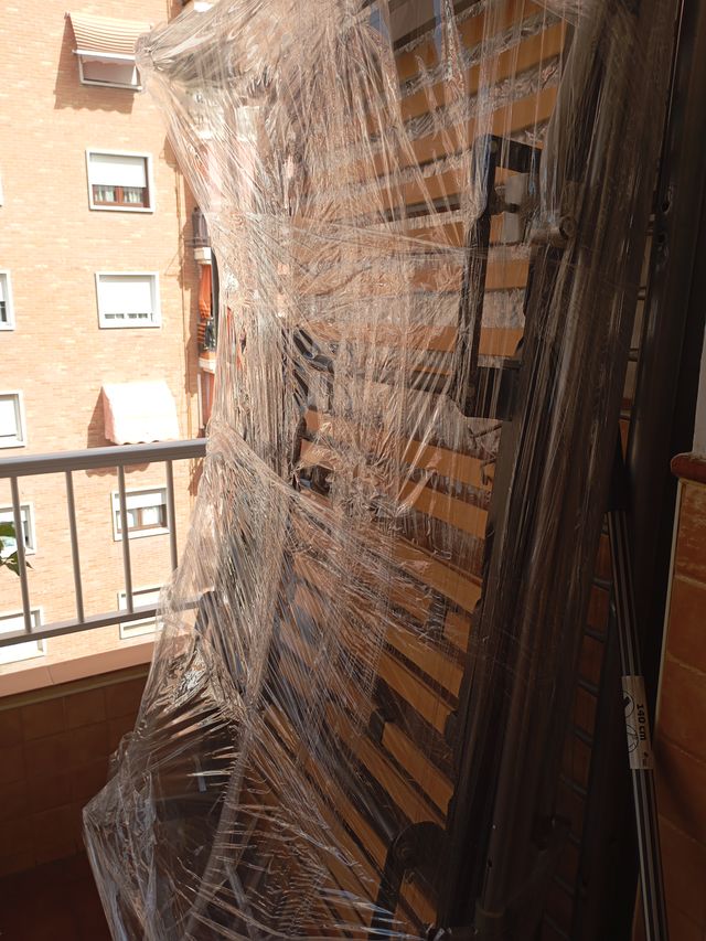 Cama articulada madera y metal