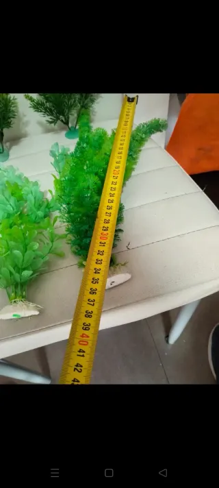 Lote 4 Plantas Acuario Pecera Plástico