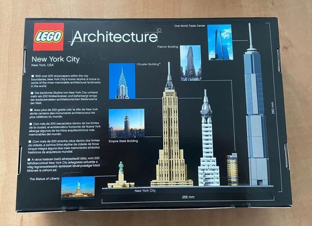 LEGO 21028 Architecture New York City NUOVO