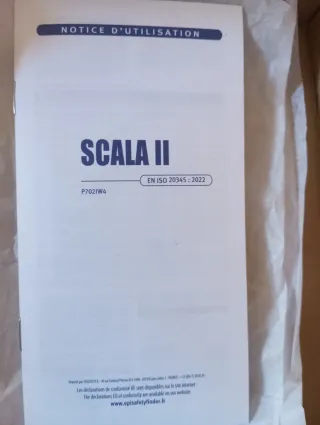 ZAPATOS DE SEGURIDAD SCALA II (Talla 38)