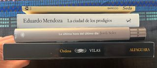 Narrativa Hispánica Italiana Lote de 4 libros
