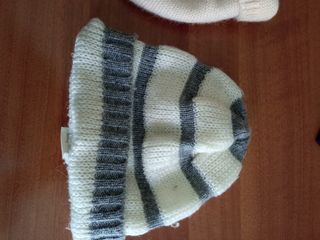 Berretti donna grigio e panna