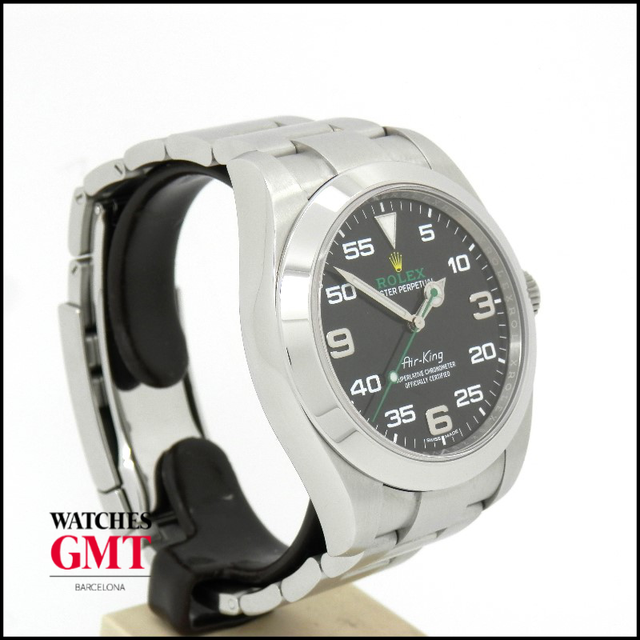 ROLEX AIR-KING 40 BLACK DIAL FULL SET