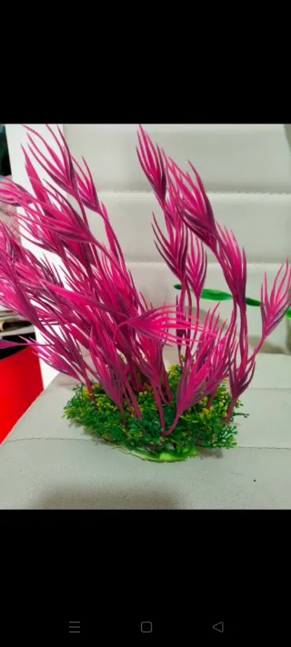 Lote 2 plantas artificiales acuario