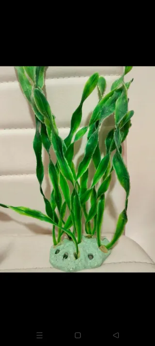 Lote 2 plantas artificiales acuario