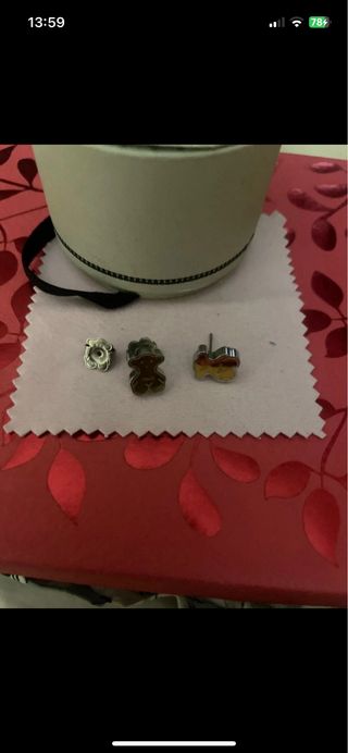 Pendientes Tous Plata y color oro 