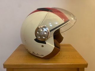 Casco Moto Vintage + Chaqueta