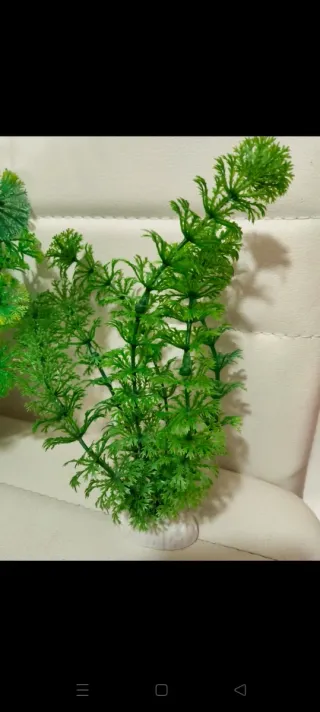Lote 3 Plantas Artificiales Acuario