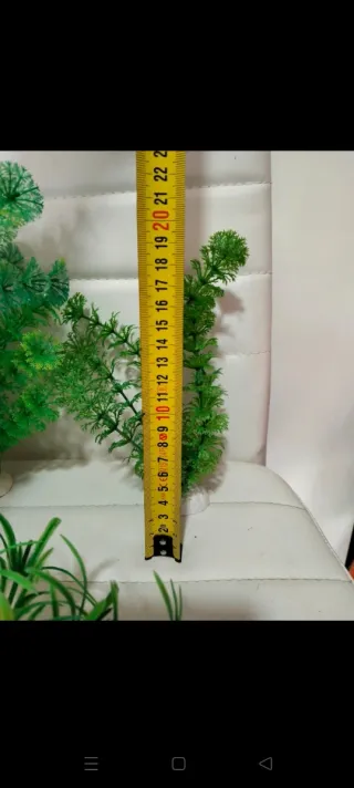 Lote 3 Plantas Artificiales Acuario