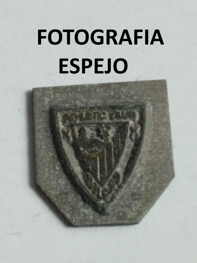 Athletic de Bilbao. Antiguo cliche de imprenta
