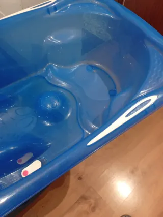 Bañera bebé azul hasta 2-3 años