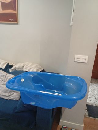 Bañera bebé azul hasta 2-3 años