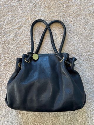 Borsa Furla Bucket Vera Pelle Nera