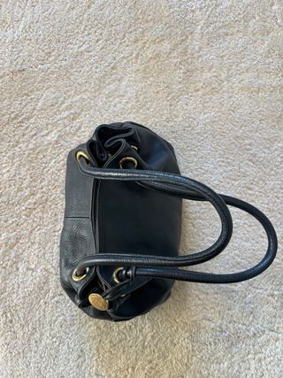 Borsa Furla Bucket Vera Pelle Nera