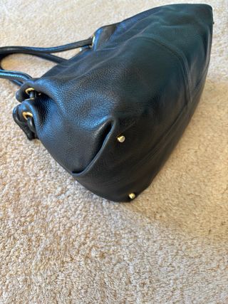 Borsa Furla Bucket Vera Pelle Nera