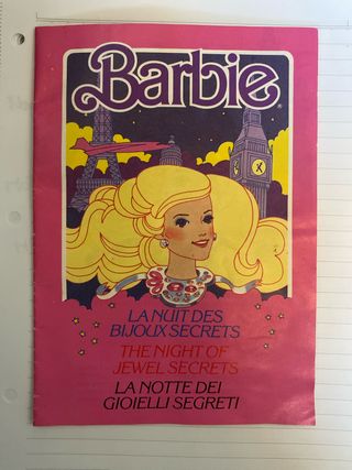 Libretto Barbie 1986 - La Notte dei Gioielli Segre