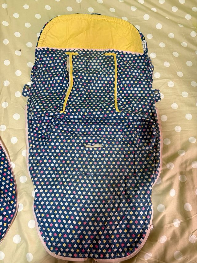 Saco Carro Bebé Hecho a Mano Estrellas