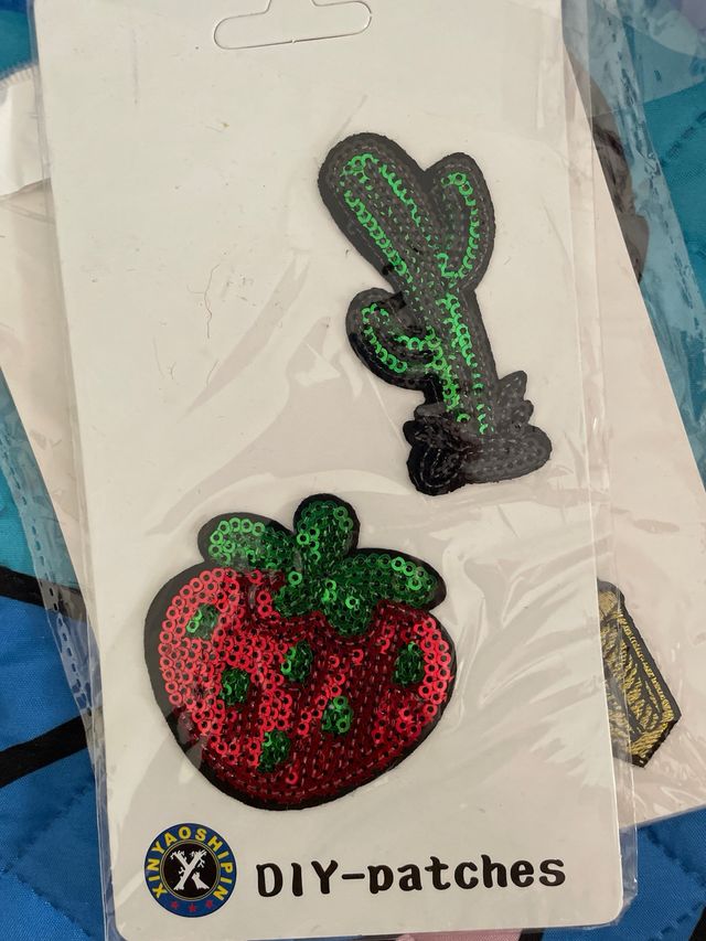 Parches termoadhesivos: labios, patatas y pintalab