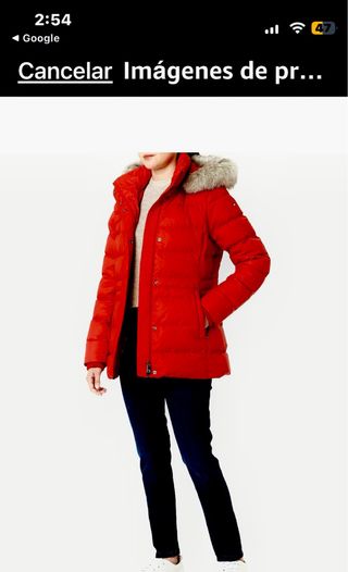 Anorak Tommy Hilfiger Mujer Talla S Rojo