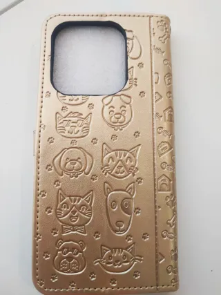 Funda Xiaomi Redmi note 14 4G. Color oro.