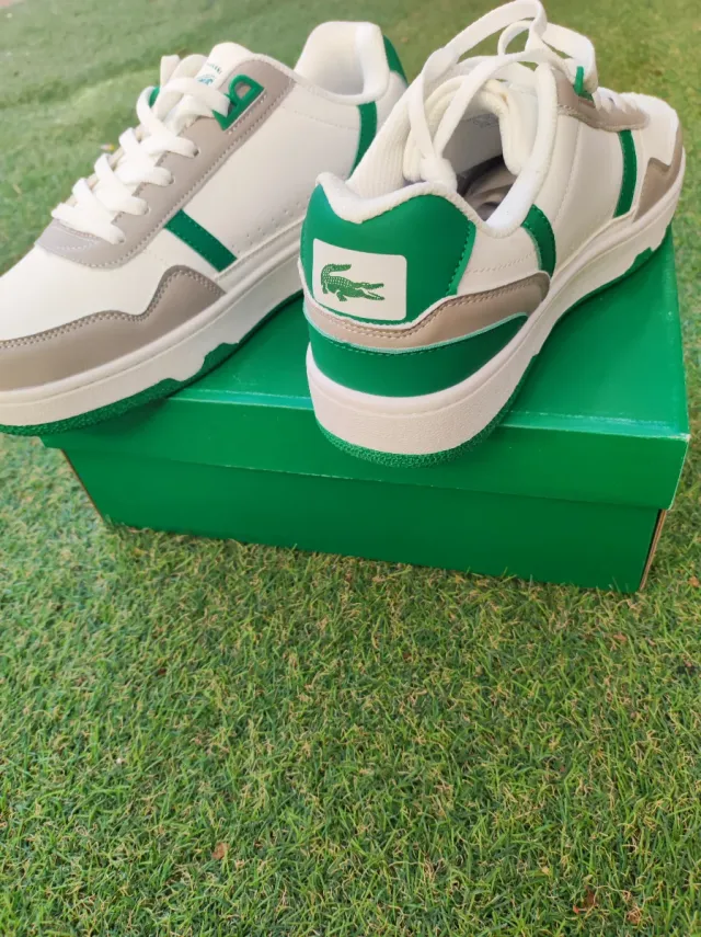 Deportivas Lacoste Blancas y Verdes
