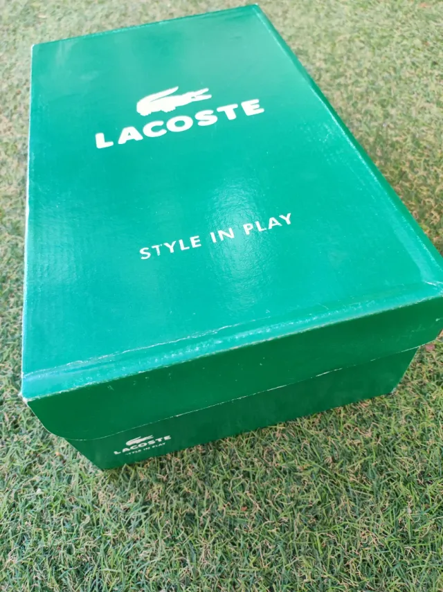 Deportivas Lacoste Blancas y Verdes