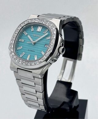 Seiko Mod Nautilus Tiffany Diamond