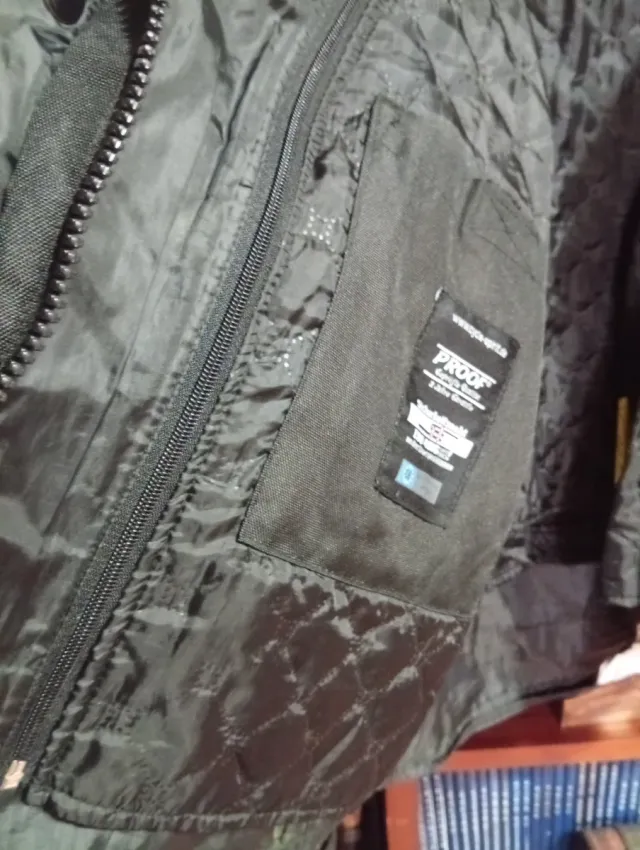 Chaqueta Moto Cycle Spirit Negra con protecciones 