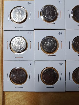 TODAS LAS MONEDAS 200 PESETA 1990-2000 SIN CIRCULA
