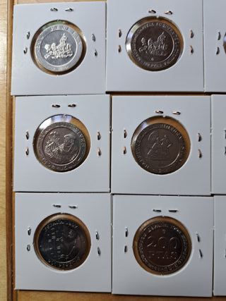 TODAS LAS MONEDAS 200 PESETA 1990-2000 SIN CIRCULA