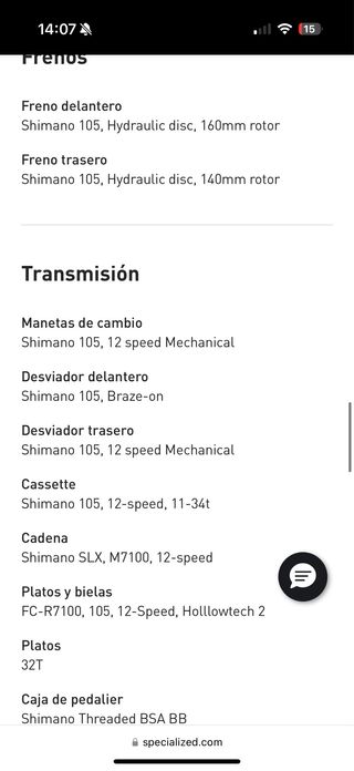 Specialized Aethos Sport