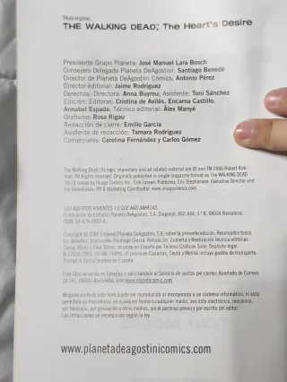 Los muertos vivientes: nº 01,02,03,04,05y07