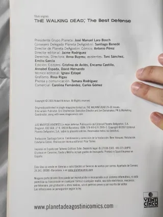Los muertos vivientes: nº 01,02,03,04,05y07