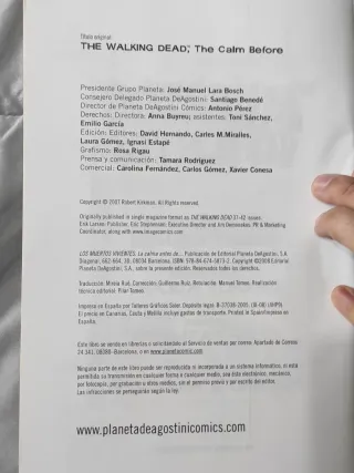Los muertos vivientes: nº 01,02,03,04,05y07