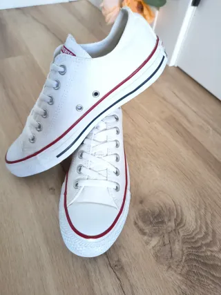 Converse talla 39,5 color blanco 2