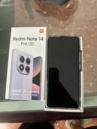 Xiaomi Redmi Note 14 Pro 5G Negro/Morado 8gb ram