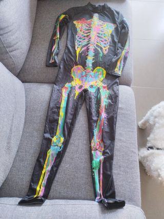 Disfraz esqueleto Halloween talla 6