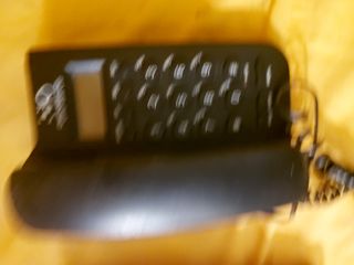 Teléfono fijo casa blanco y negro