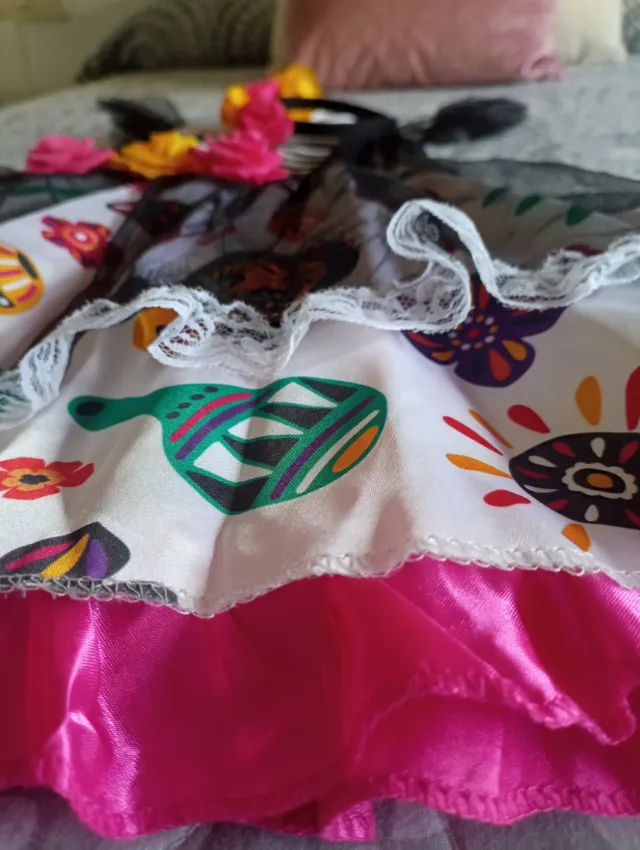 Disfraz Santa Muerte Niña