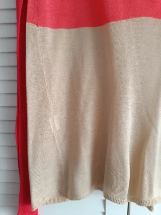 Jersey Sfera Talla M Beige y Naranja