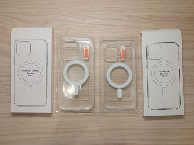 Fundas iPhone 14/14 Pro Max Transparente Pack