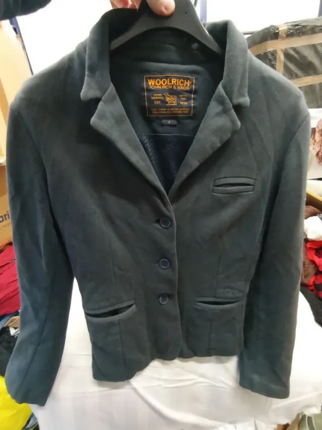 Blazer Woolrich Donna Grigio Taglia S