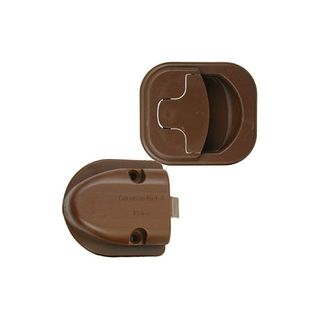 Cerradura Marrón para Puerta de Inodoro