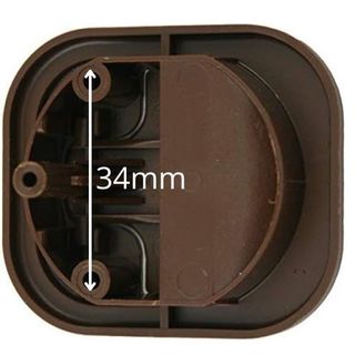 Cerradura Marrón para Puerta de Inodoro